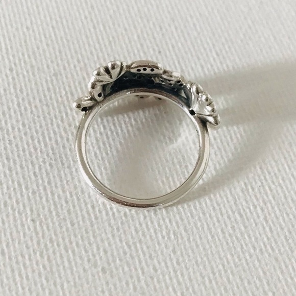 Pandora | Flower Cluster Ring Size 48 (US 4.5) Silver Retired - Picture 11 of 12